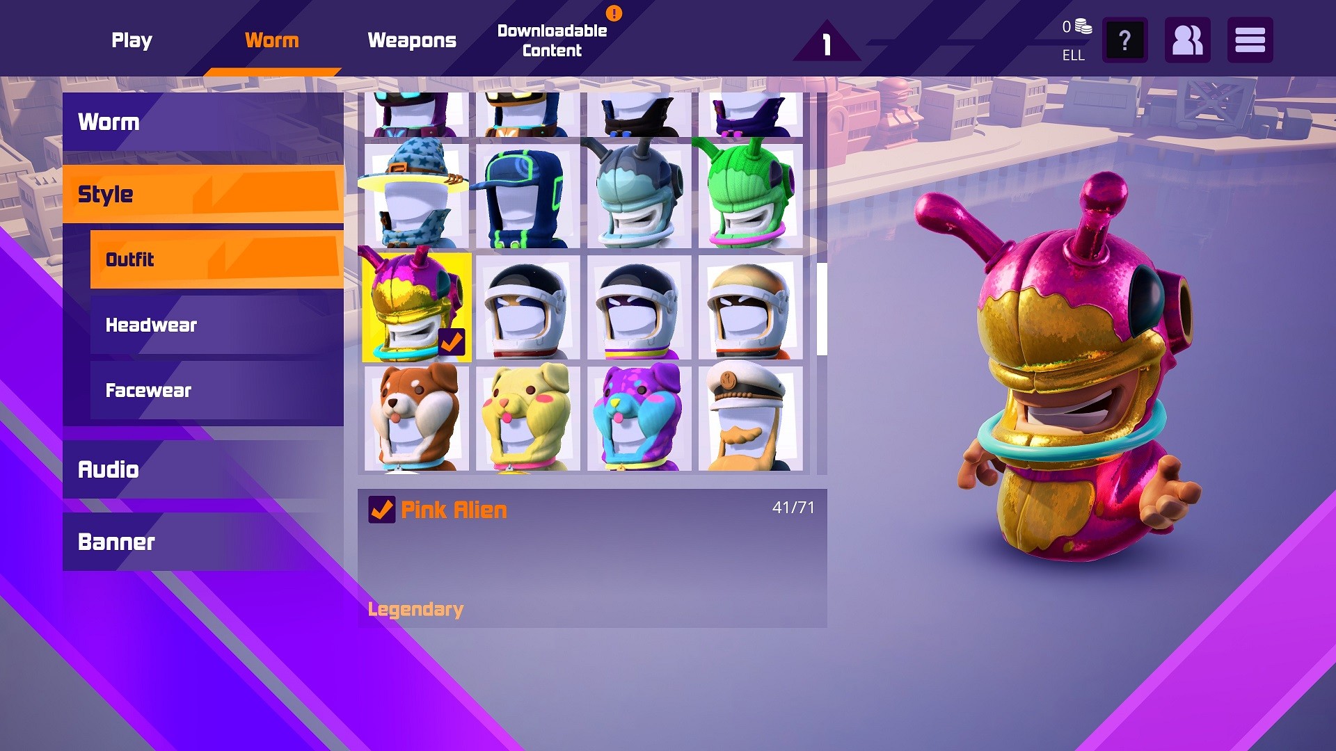Worms Rumble - Spaceworm and Alien Double Pack screenshot 4