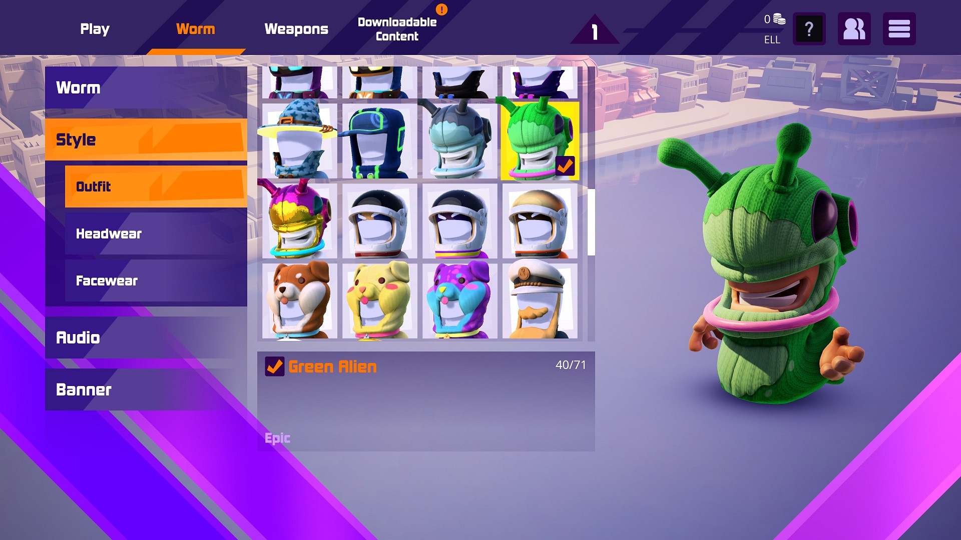 Worms Rumble - Spaceworm and Alien Double Pack screenshot 6