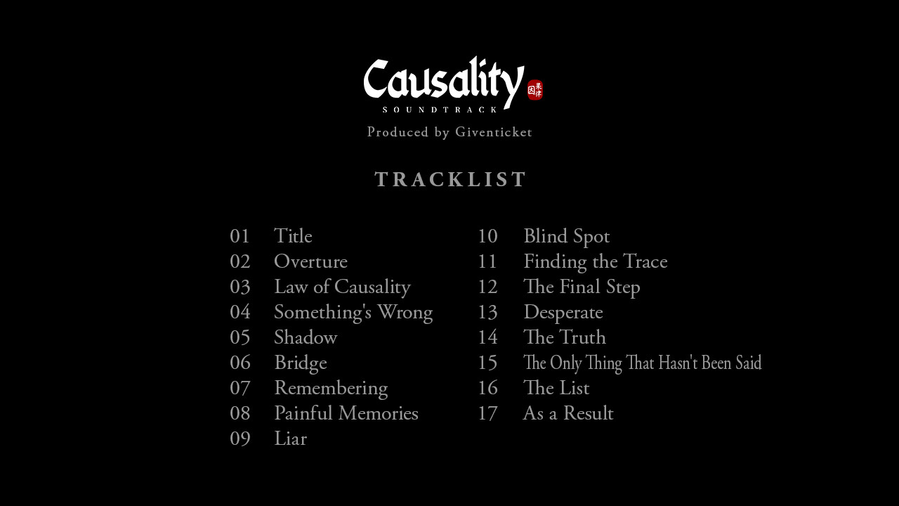 Causality Soundtrack screenshot 1