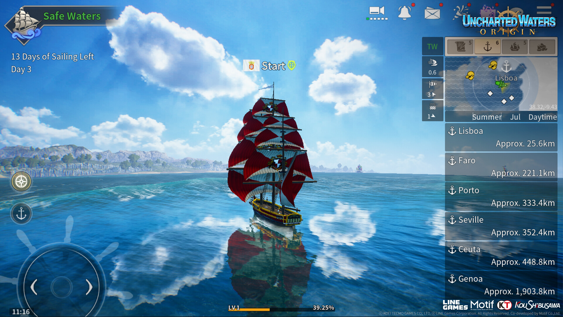 Uncharted Waters Origin screenshot 1