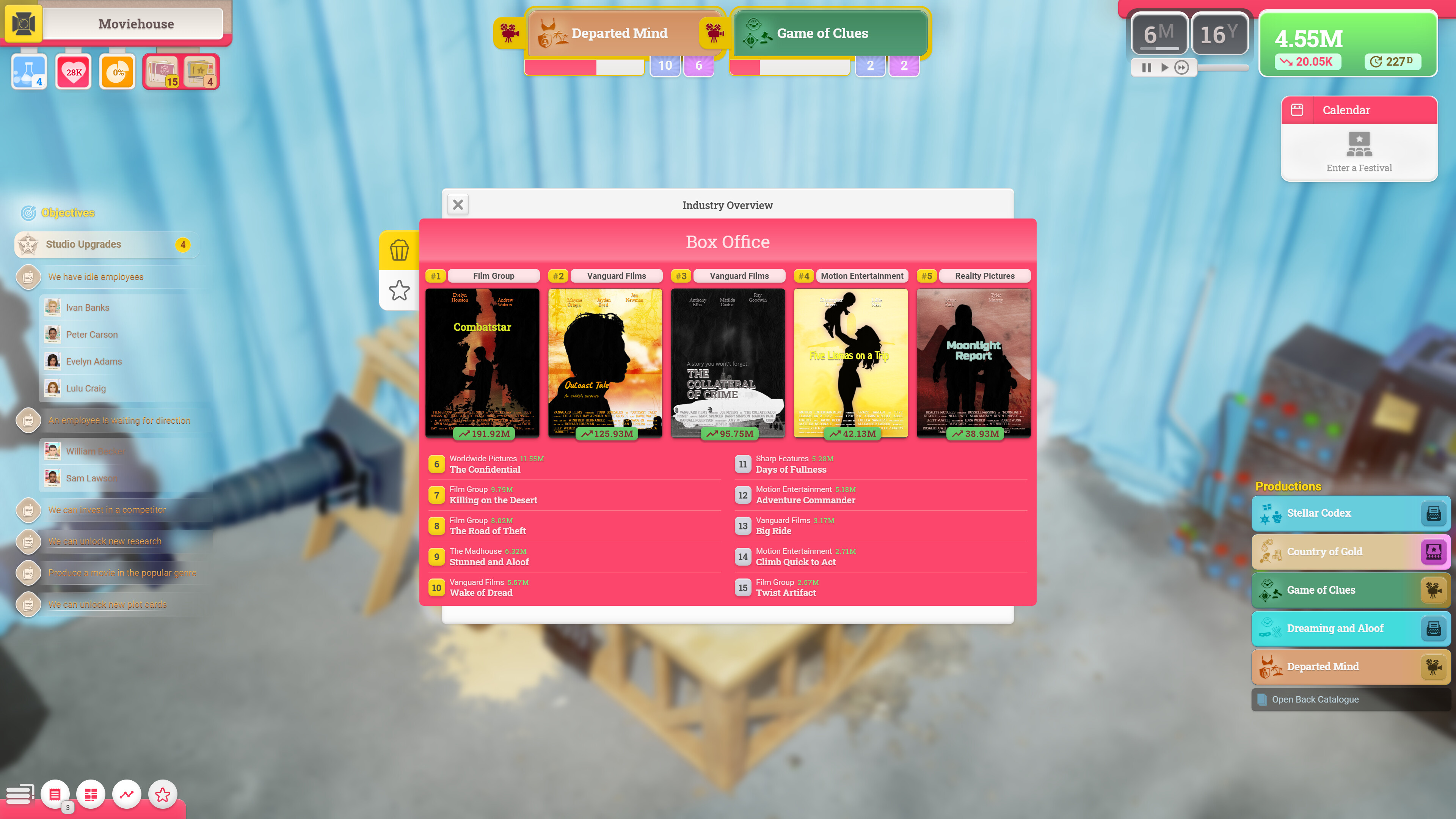 Moviehouse - The Film Studio Tycoon screenshot 6