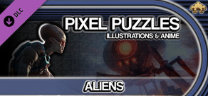 Pixel Puzzles Illustrations & Anime - Jigsaw Pack: Aliens