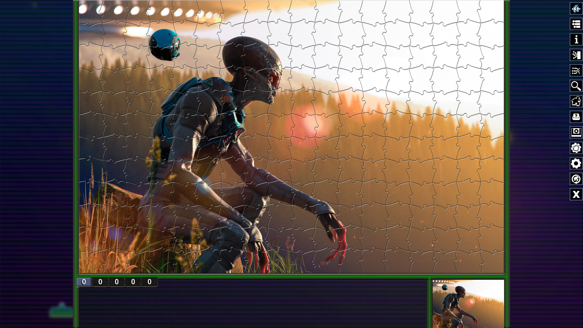 Pixel Puzzles Illustrations & Anime - Jigsaw Pack: Aliens screenshot 5