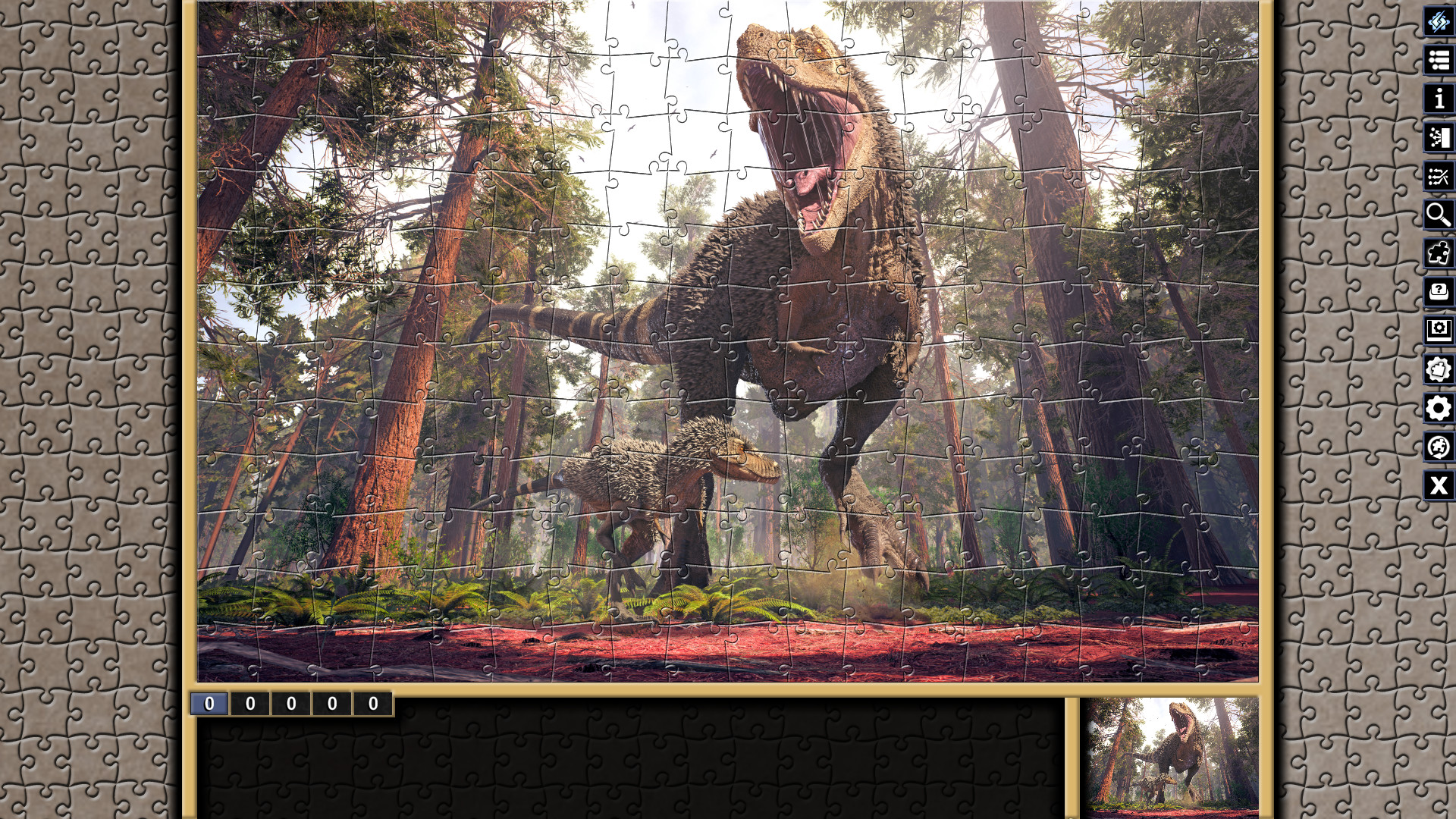Pixel Puzzles Illustrations & Anime - Jigsaw Pack: Dinosaurs screenshot 2