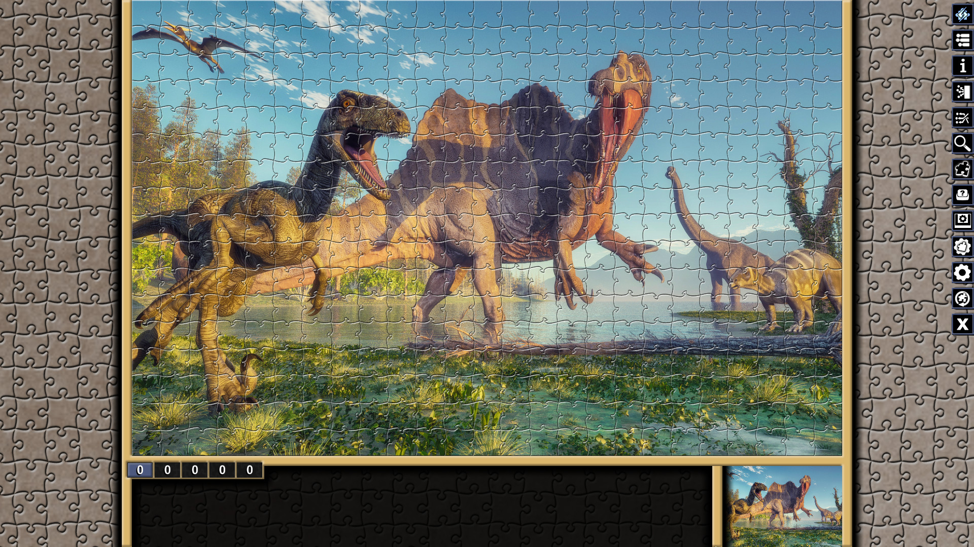 Pixel Puzzles Illustrations & Anime - Jigsaw Pack: Dinosaurs screenshot 4