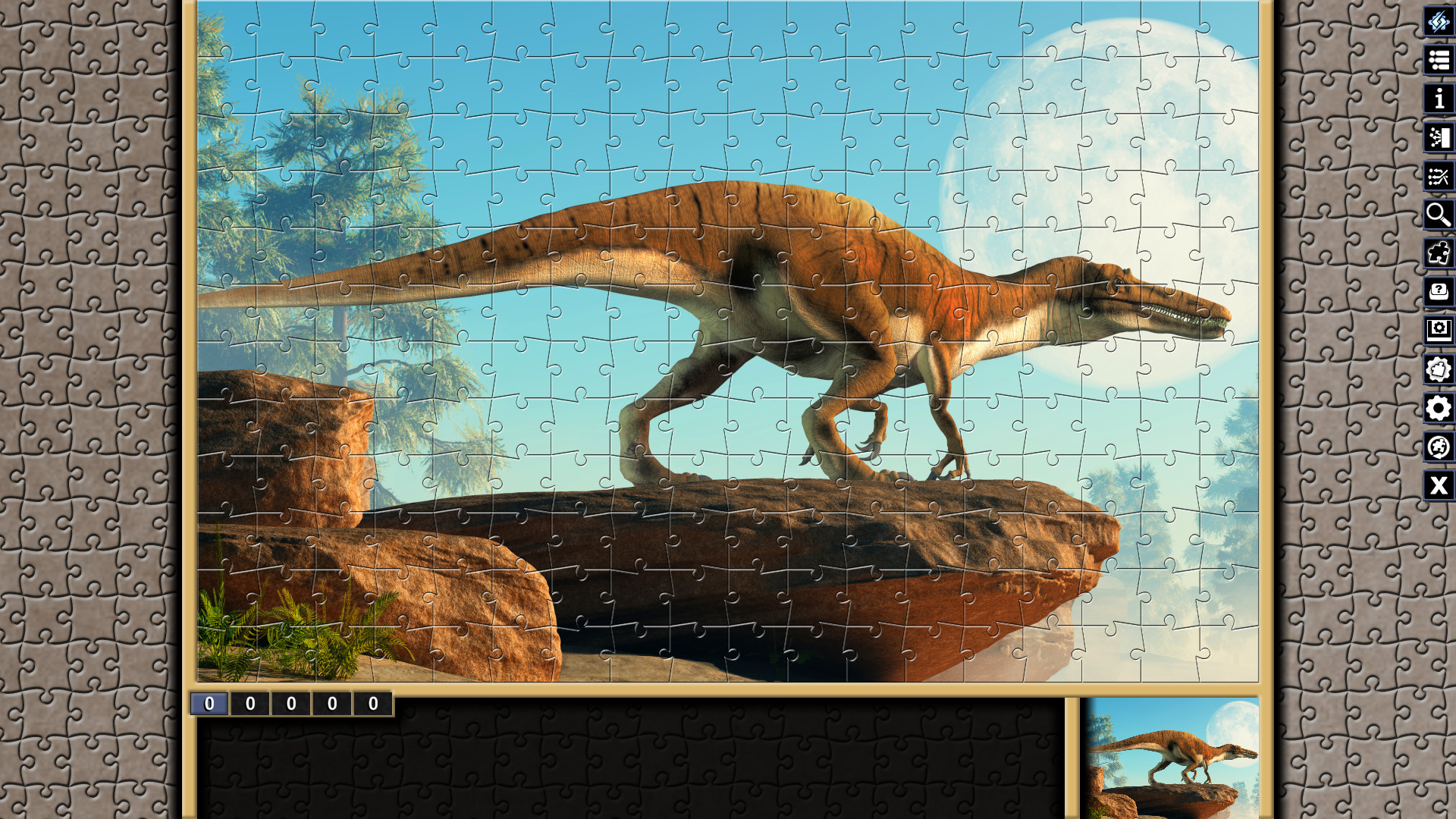 Pixel Puzzles Illustrations & Anime - Jigsaw Pack: Dinosaurs screenshot 1