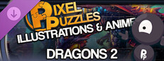 Pixel Puzzles Illustrations & Anime - Jigsaw Pack: Dragons 2