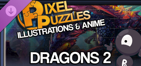 Pixel Puzzles Illustrations & Anime - Jigsaw Pack: Dragons 2
