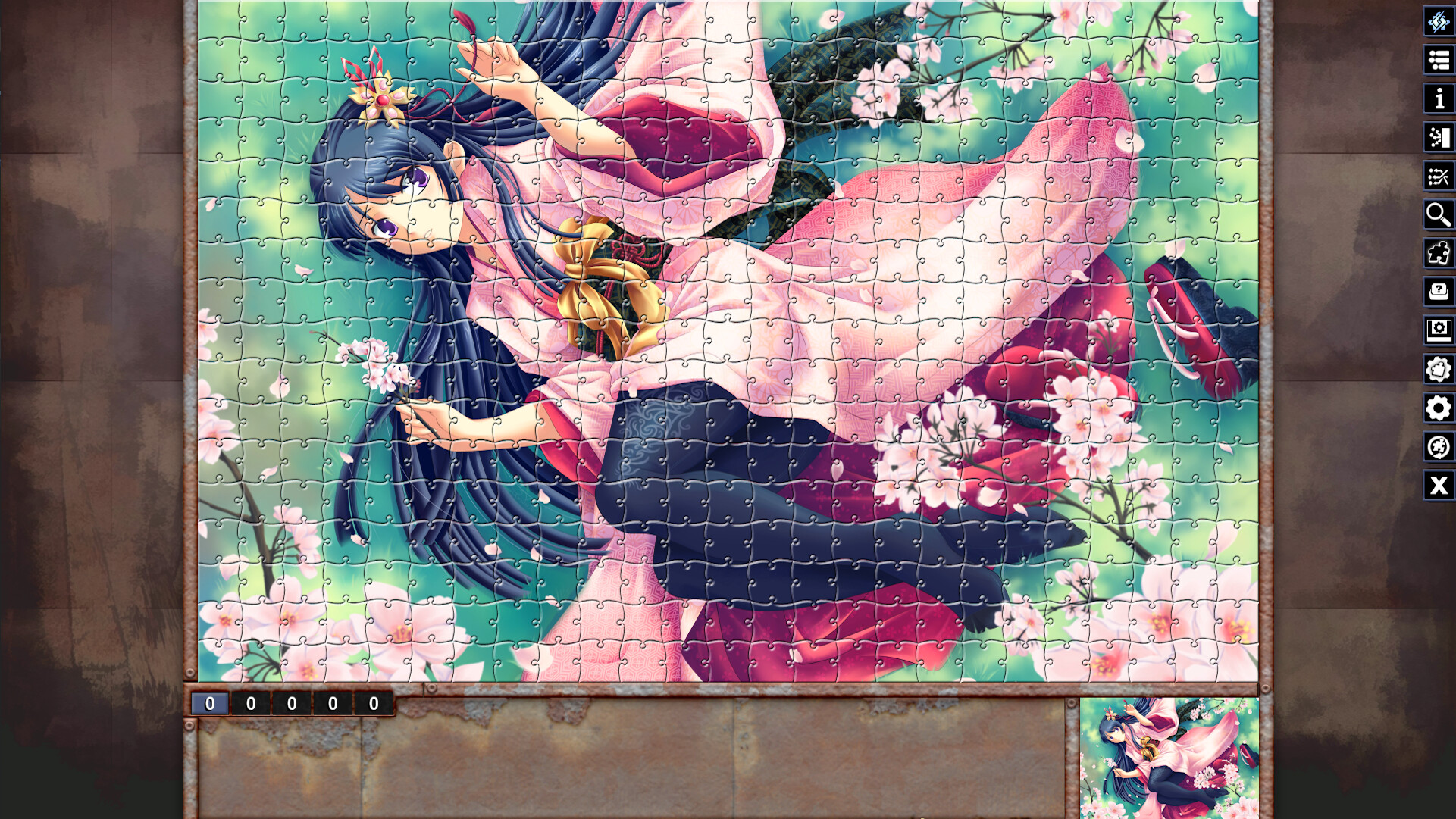 Pixel Puzzles Illustrations & Anime - Jigsaw Pack: Geishas screenshot 2
