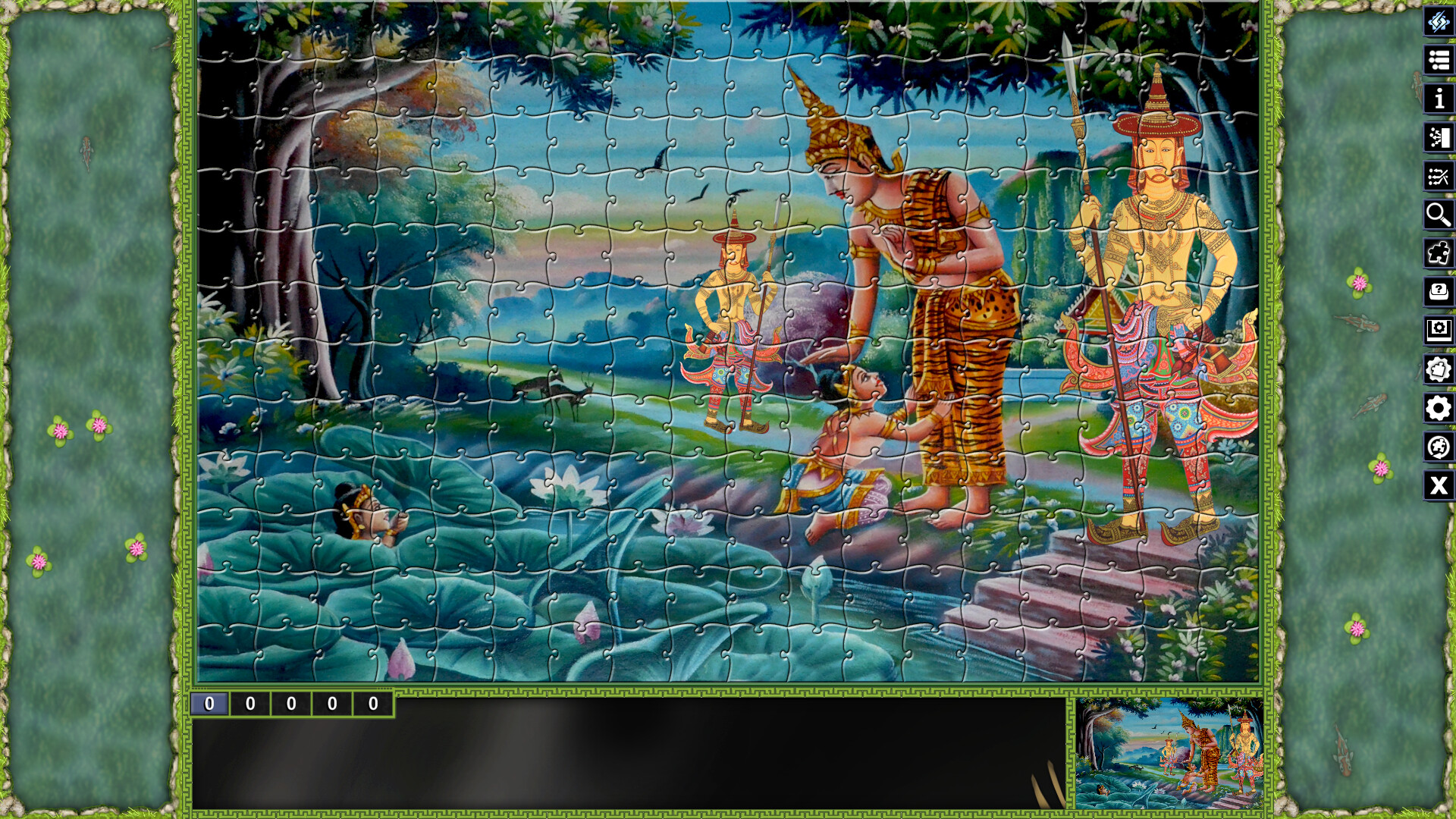 Pixel Puzzles Illustrations & Anime - Jigsaw Pack: Thai Paintings screenshot 1