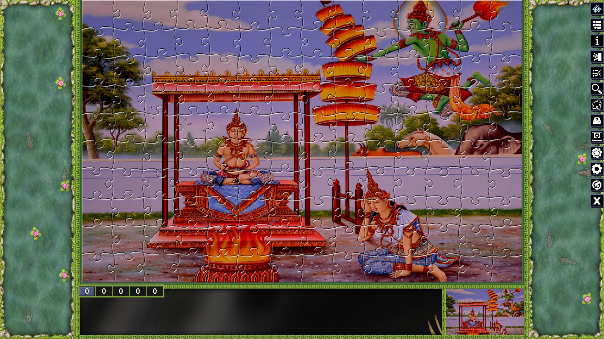 Pixel Puzzles Illustrations & Anime - Jigsaw Pack: Thai Paintings screenshot 8