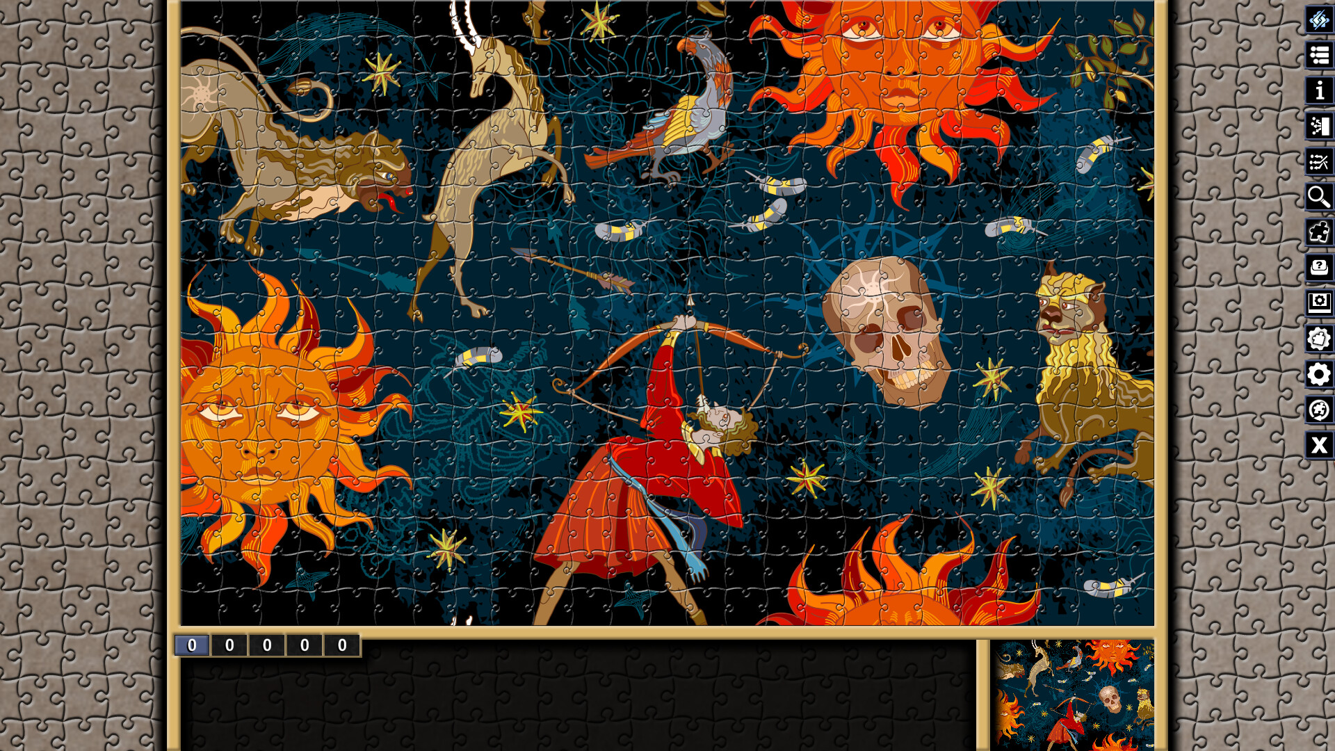 Pixel Puzzles Illustrations & Anime - Jigsaw Pack: Occult screenshot 2