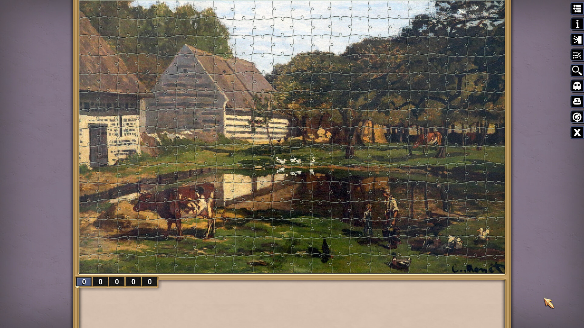 Pixel Puzzles Illustrations & Anime: Claude Monet screenshot 1