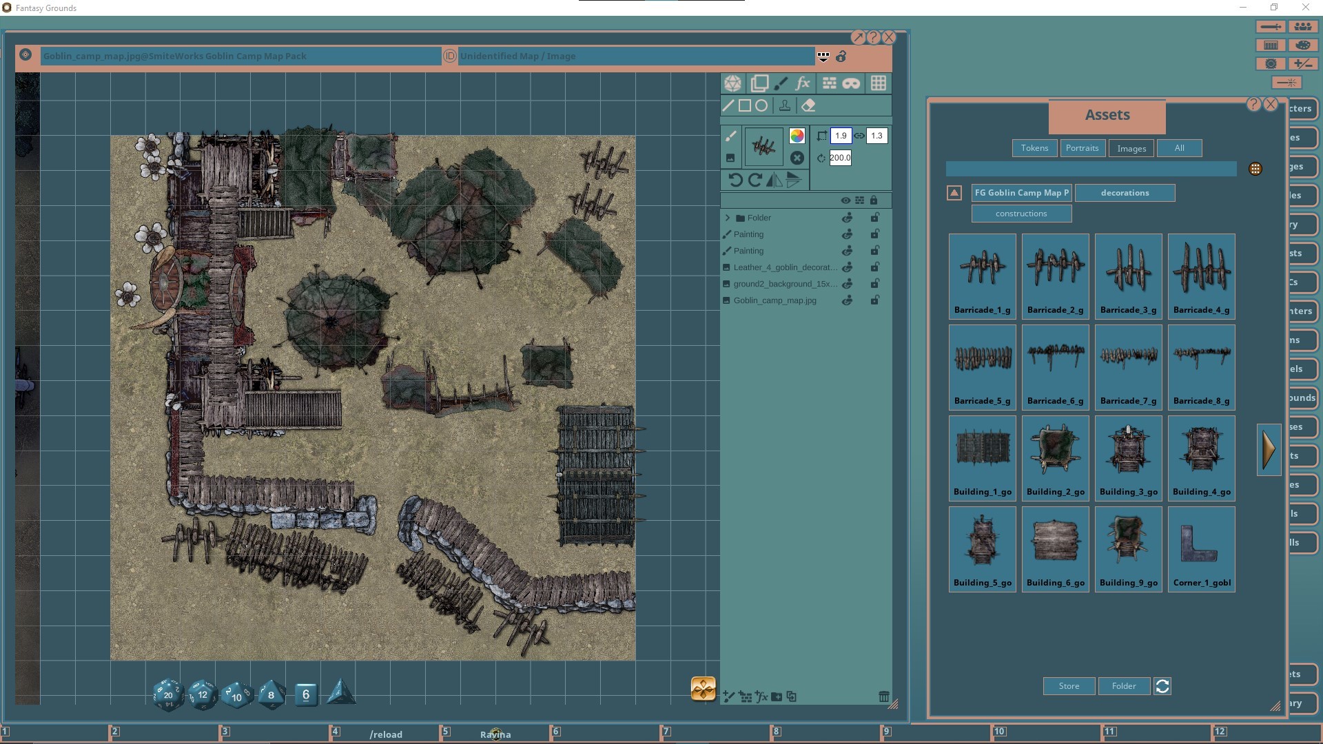 Fantasy Grounds - FG Goblin Camp Map Pack screenshot 1