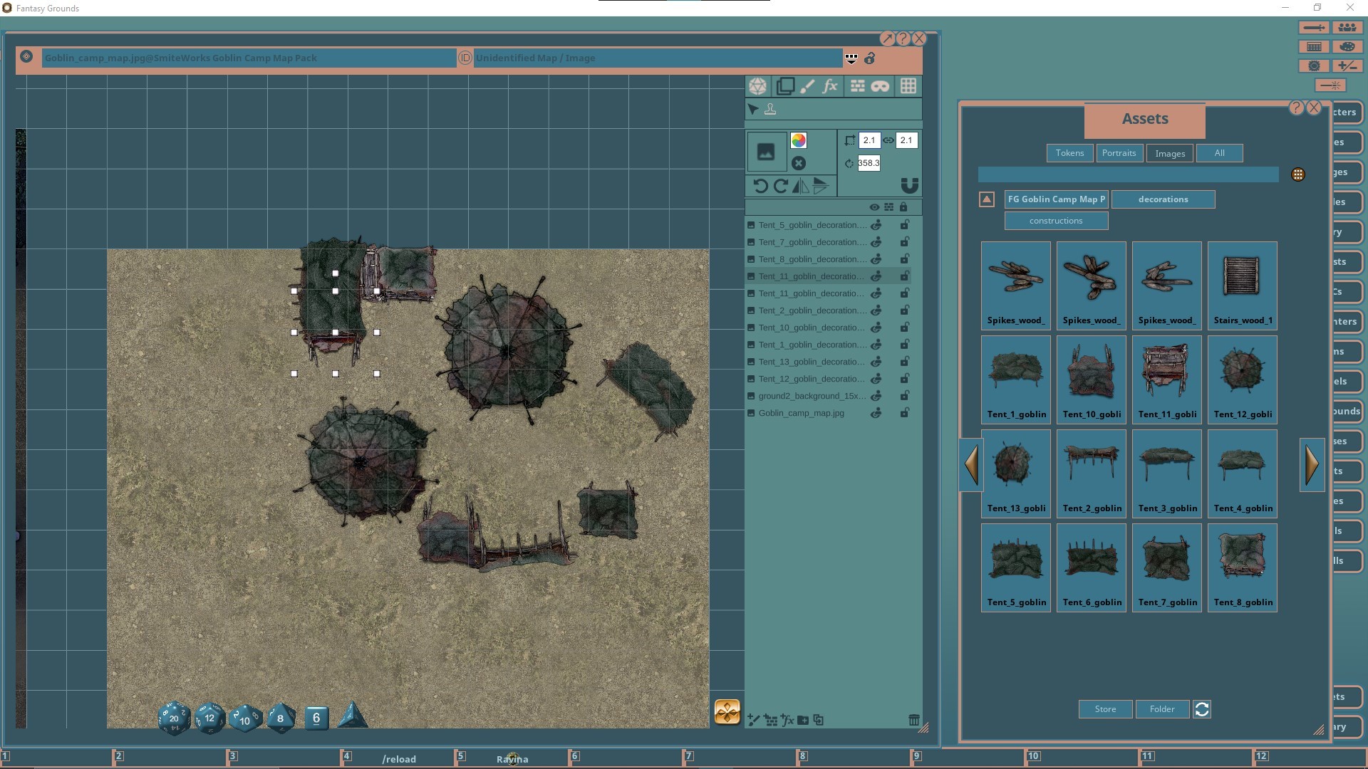 Fantasy Grounds - FG Goblin Camp Map Pack screenshot 2