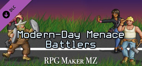 RPG Maker MZ - Modern Day Menace Battlers: header artwork