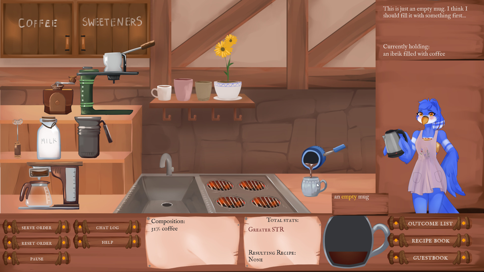 Birb Café screenshot 2