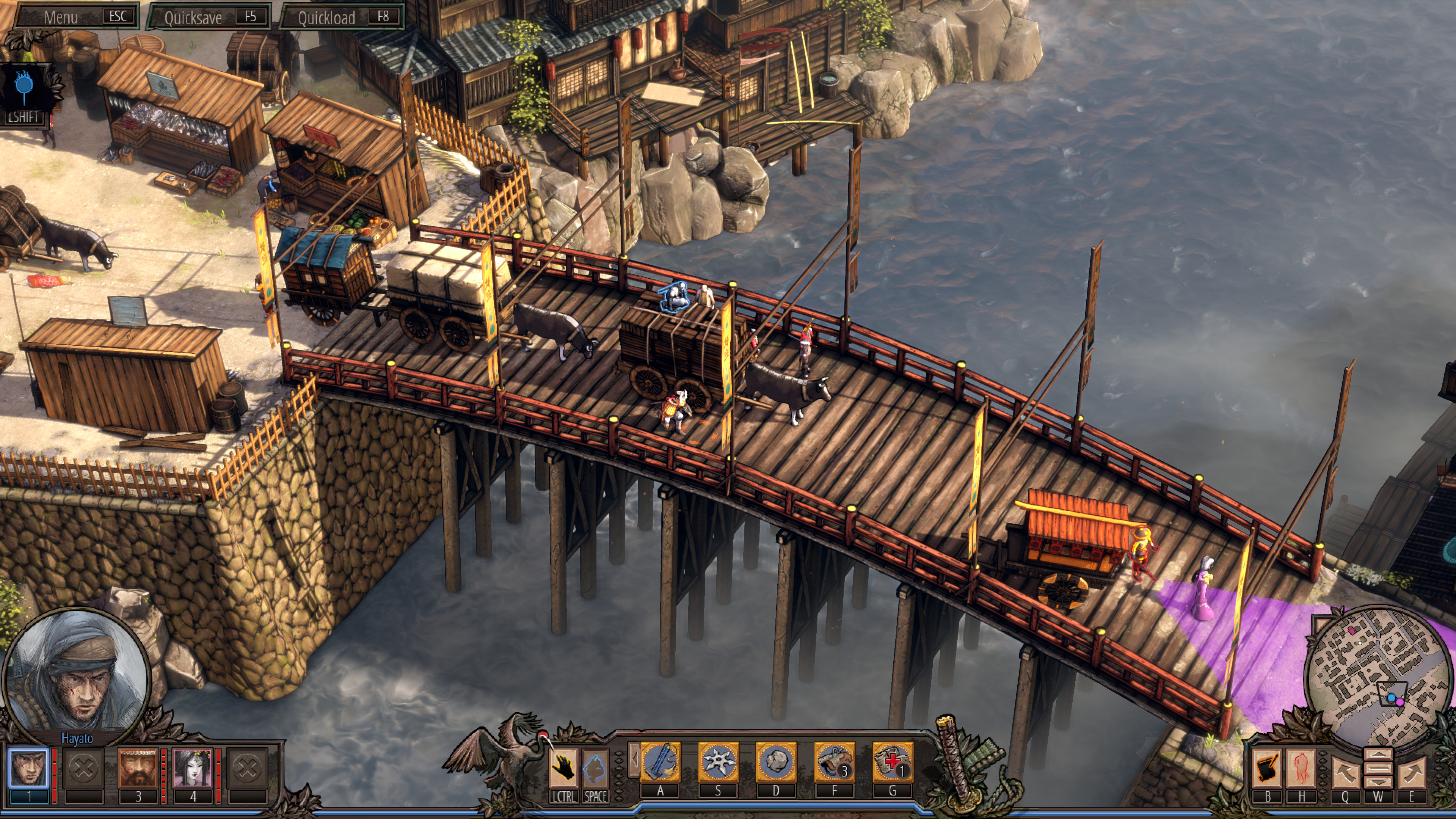 Shadow Tactics: Blades of the Shogun - Aiko's Choice screenshot 1