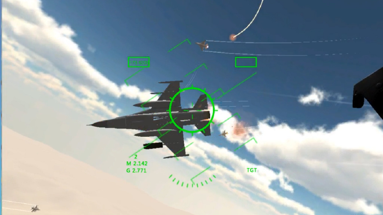 VR fighter jets war screenshot 10