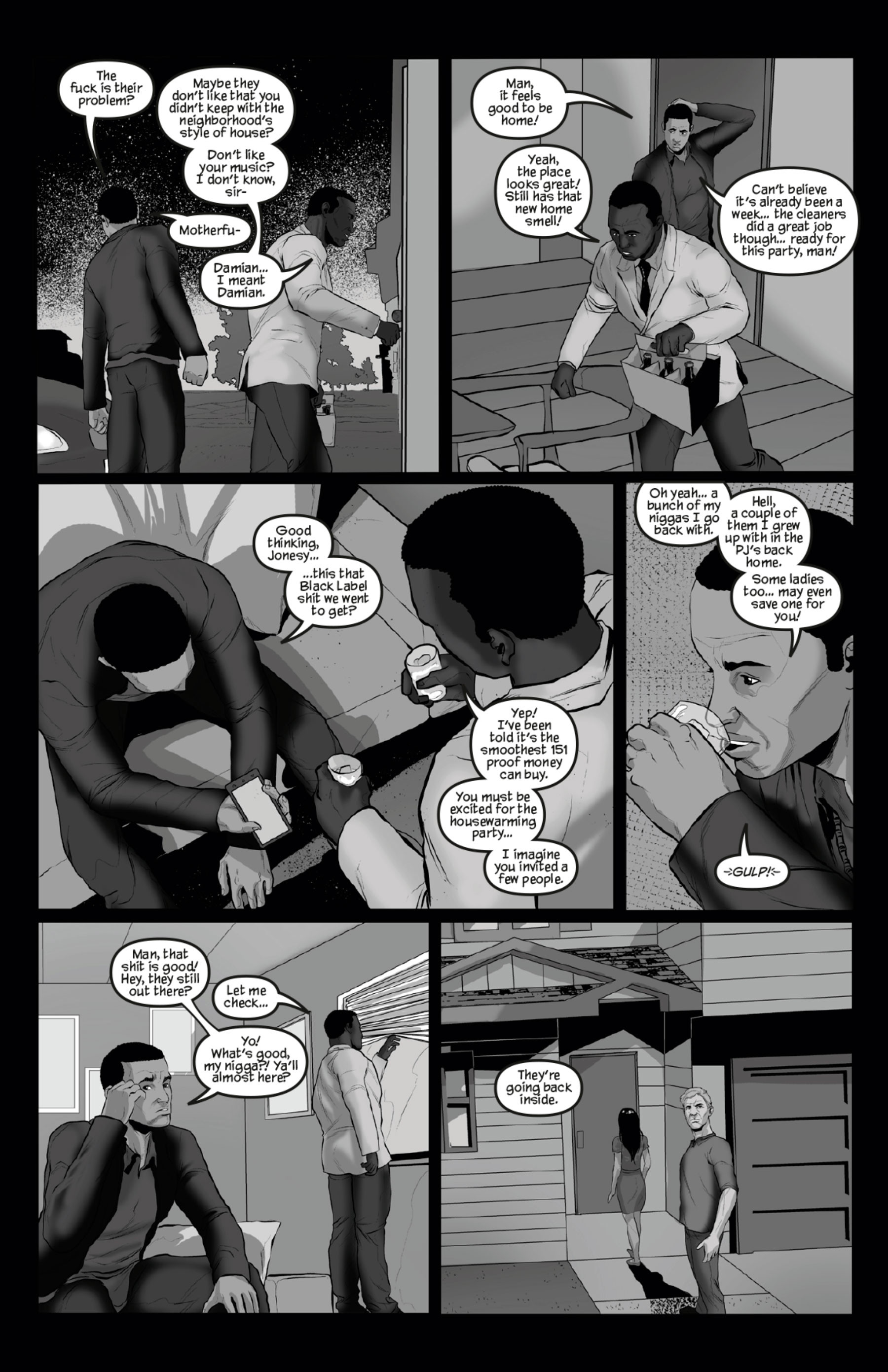 Hatred: Black Label - comic book screenshot 4