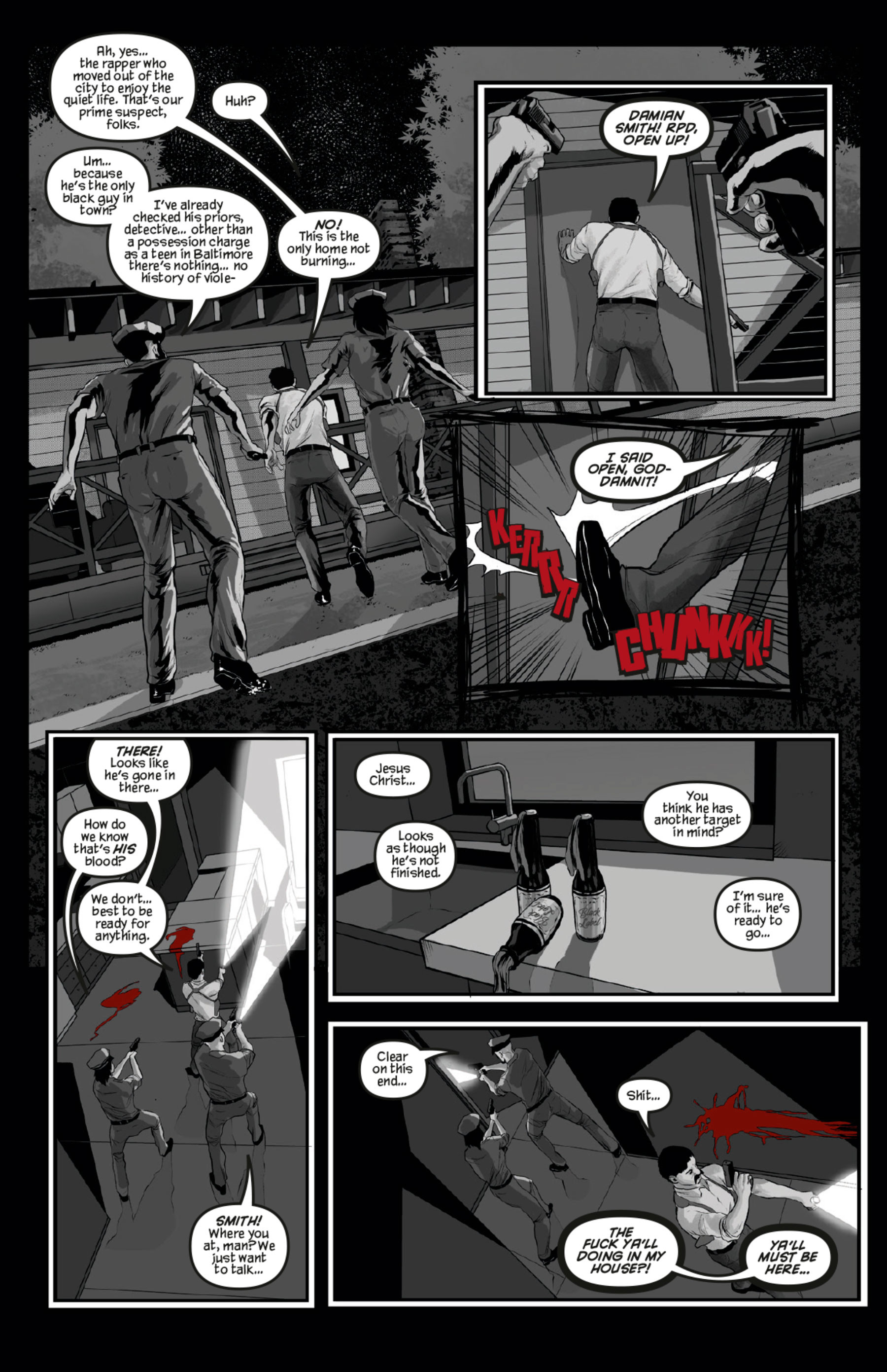 Hatred: Black Label - comic book screenshot 3