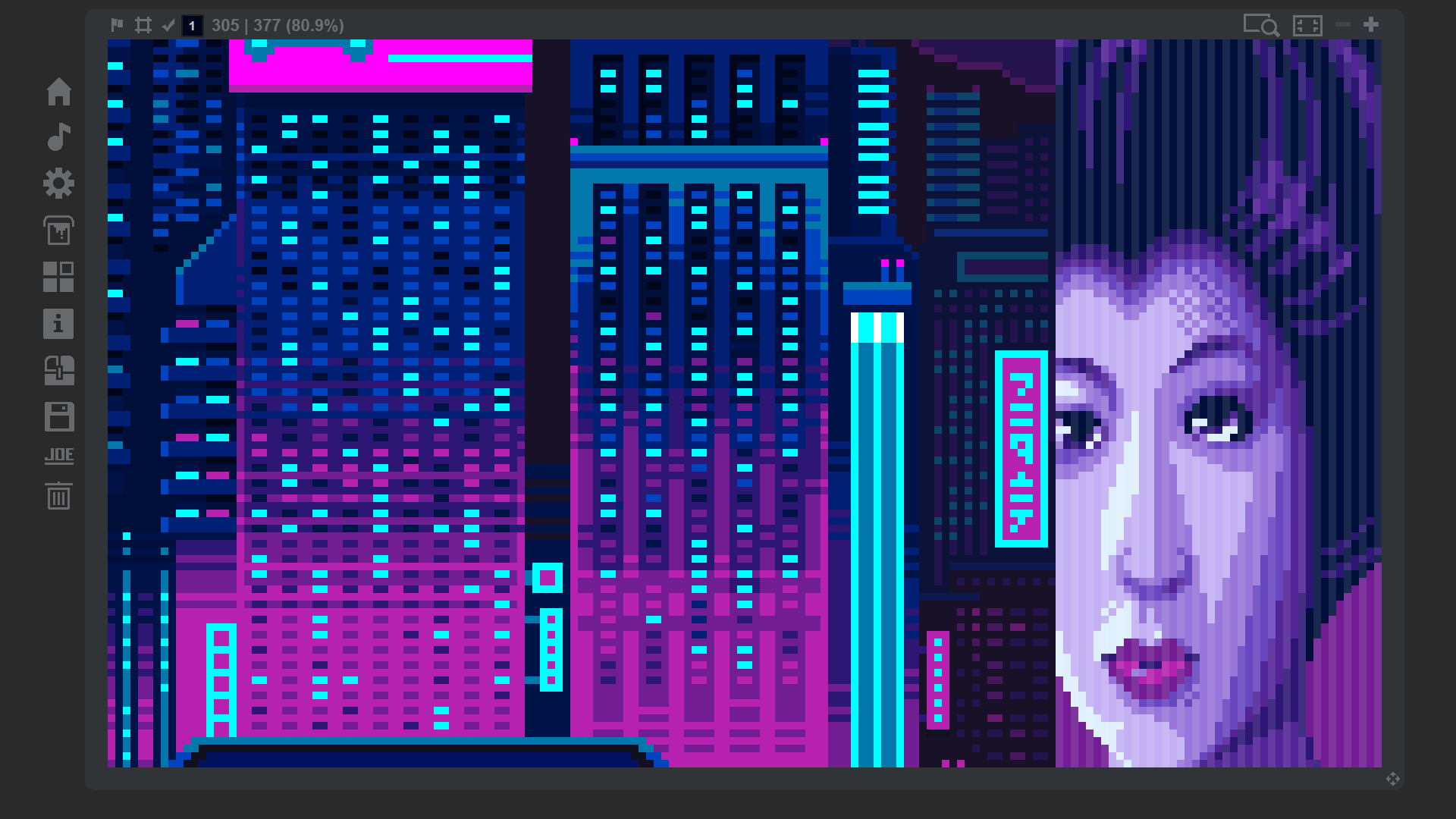 Coloring Game 4 – Cyberpunk screenshot 2
