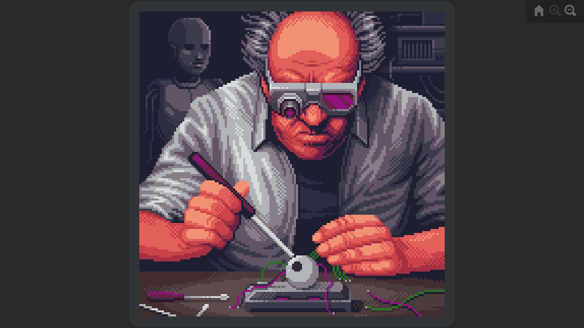 Coloring Game 4 – Cyberpunk screenshot 1