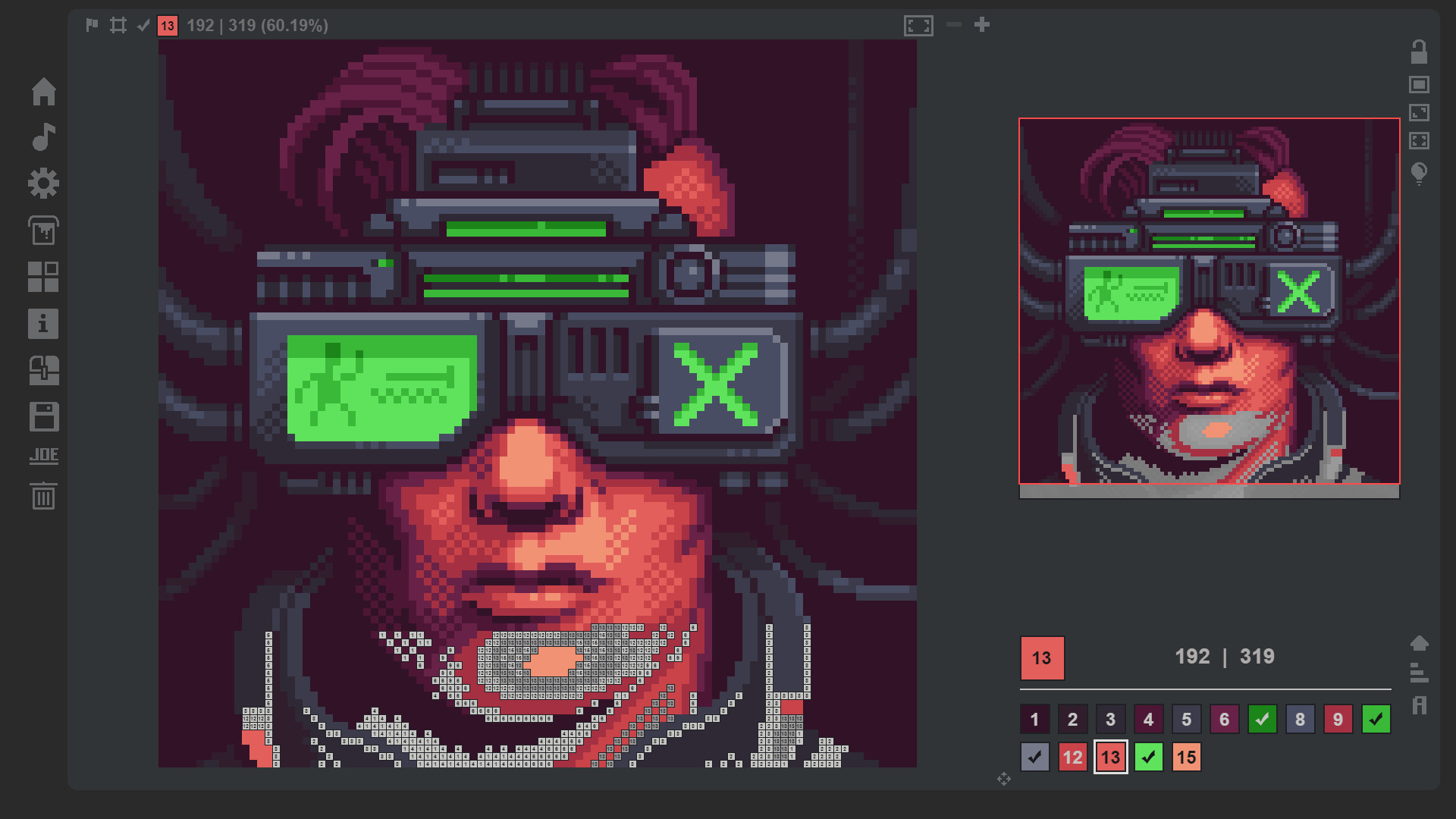 Coloring Game 4 – Cyberpunk screenshot 4