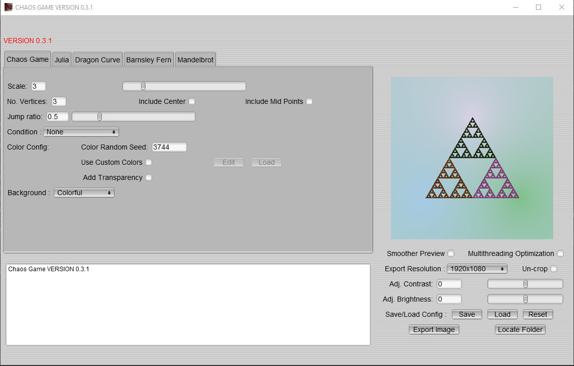 Advanced Configuration Settings screenshot 1