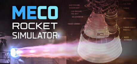 Meco Rocket Simulator — Steam header