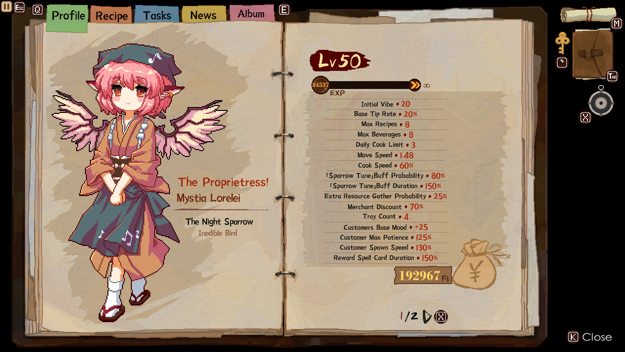 东方夜雀食堂 - Touhou Mystia's Izakaya screenshot 25