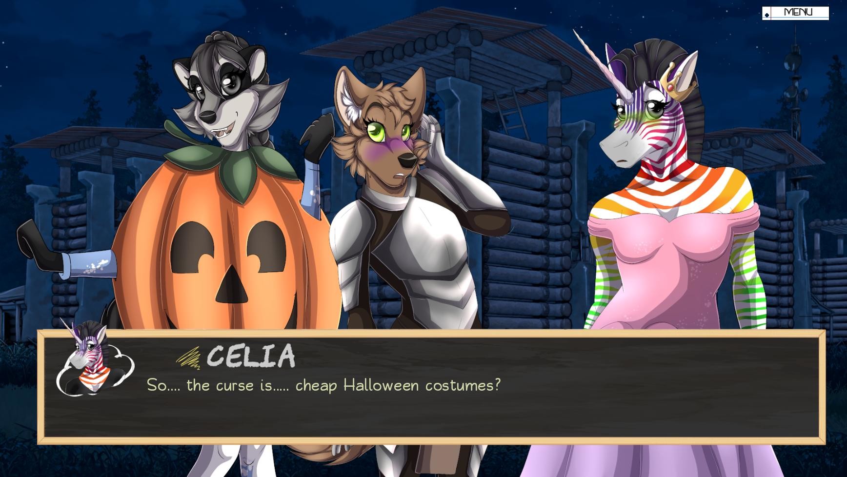 Furry Shakespeare: To Date Or Not To Date Spooky Cat Girls? screenshot 2