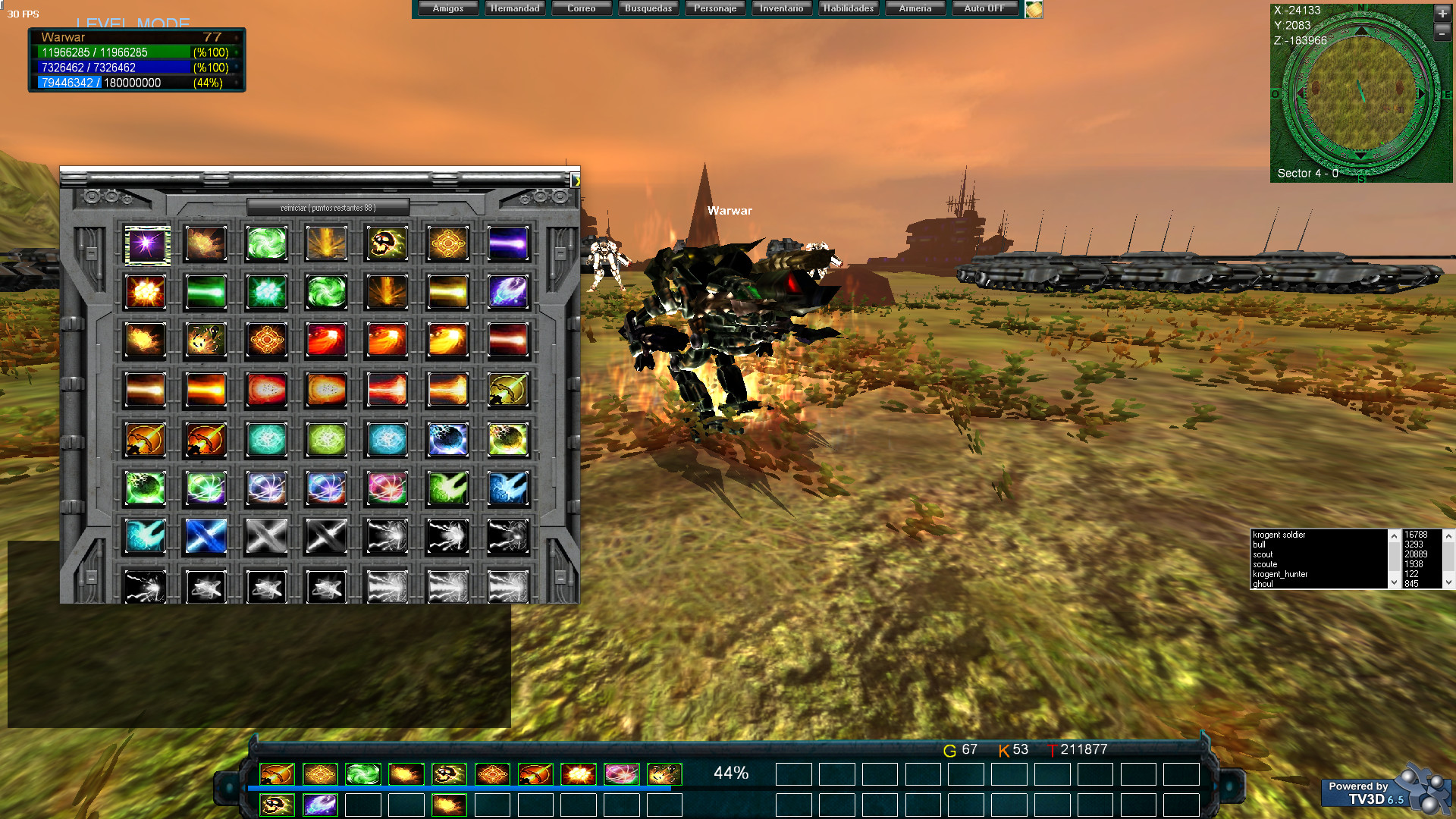 Darkwaronline screenshot 2