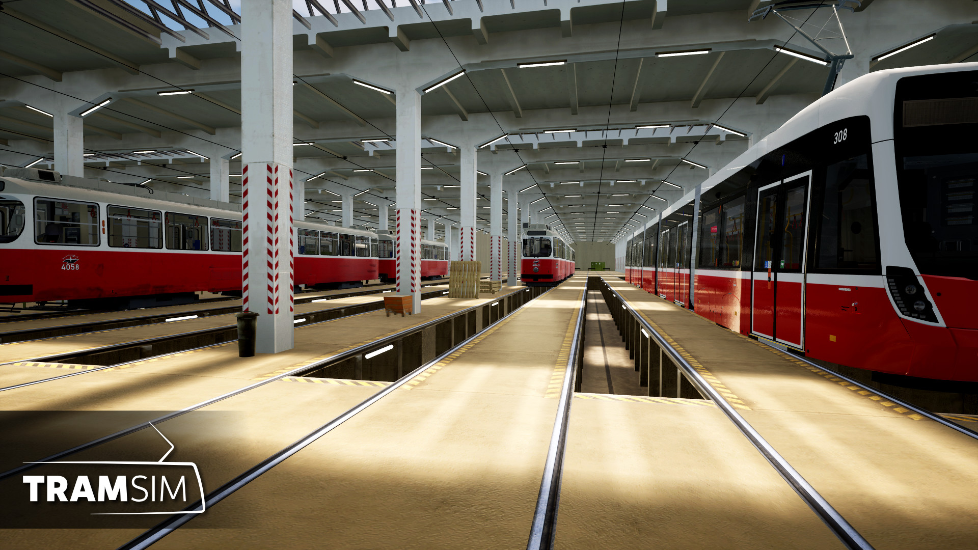 TramSim DLC Betriebsbahnhof Wien screenshot 5