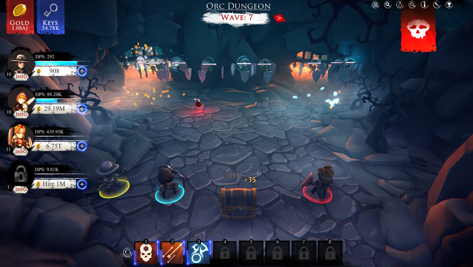 Dungeon Clicker screenshot 2