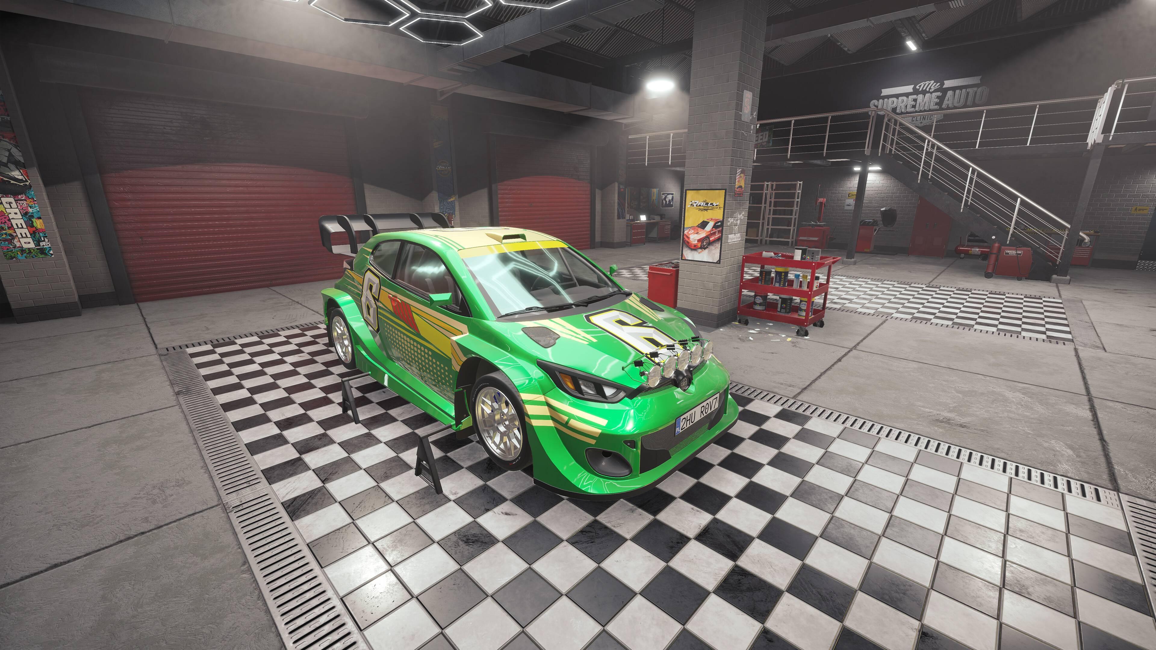 Rally Mechanic Simulator screenshot 1