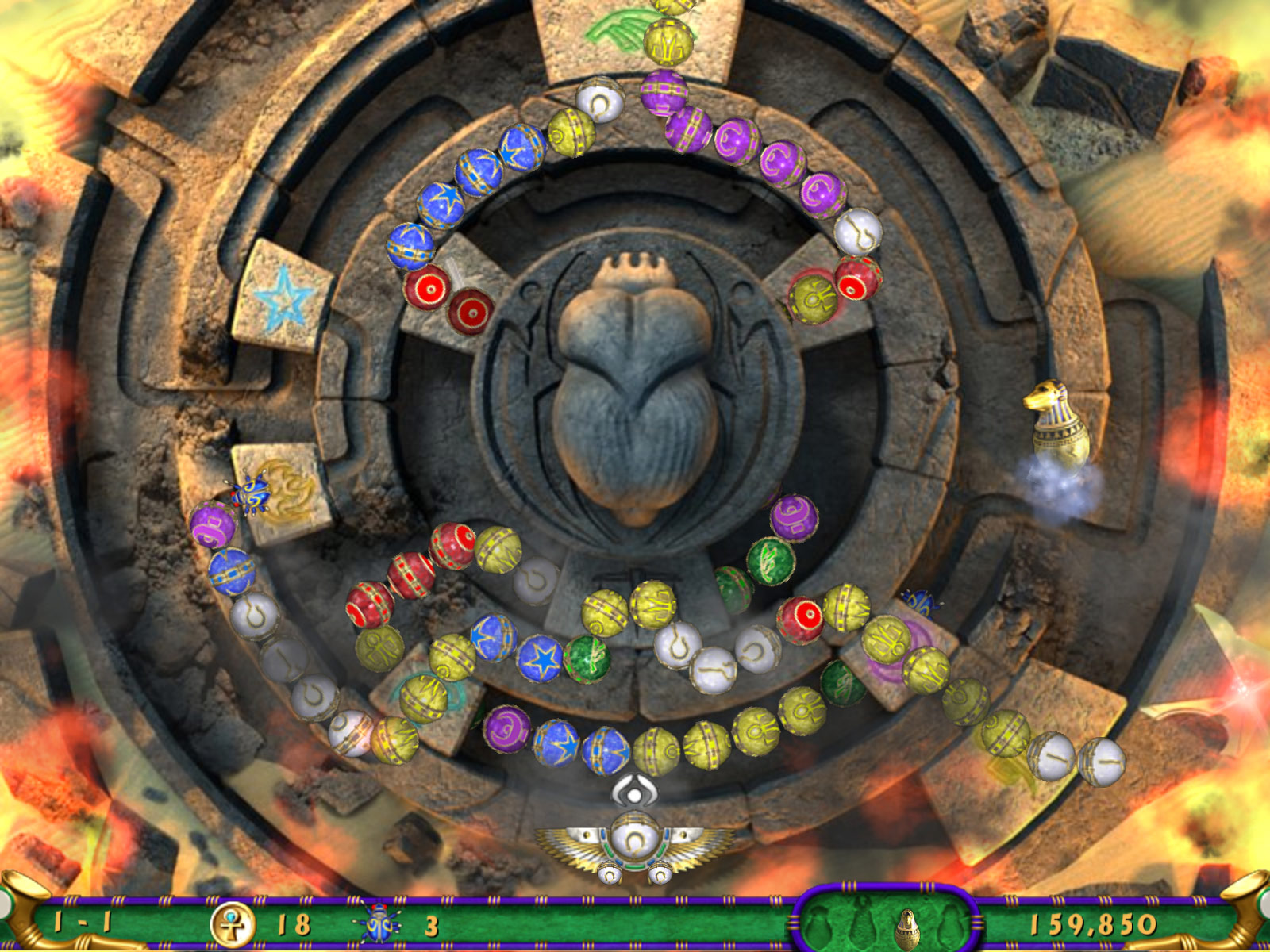Luxor 3 screenshot 2