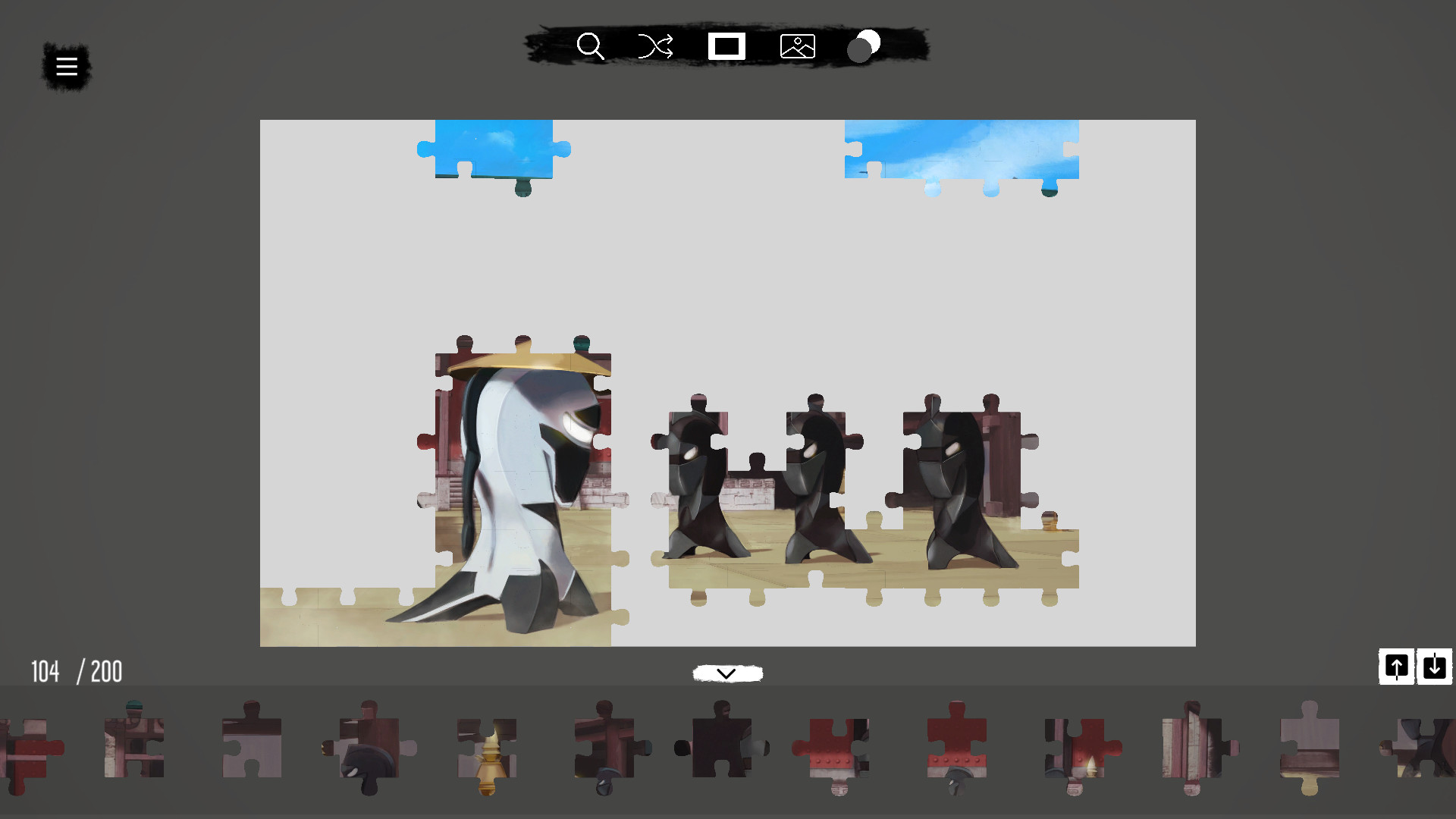 Shinobi's Way - a jigsaw chess tale screenshot 9
