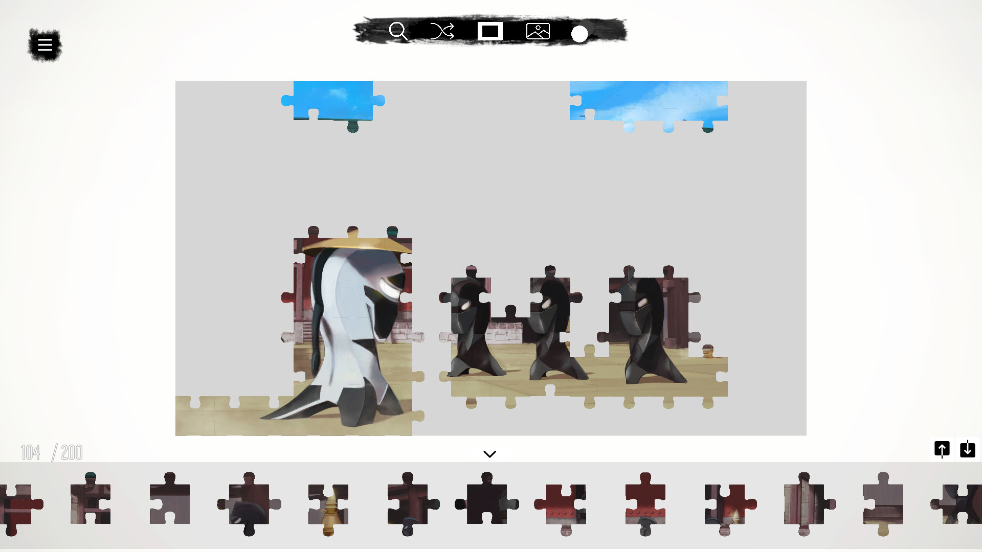 Shinobi's Way - a jigsaw chess tale screenshot 5