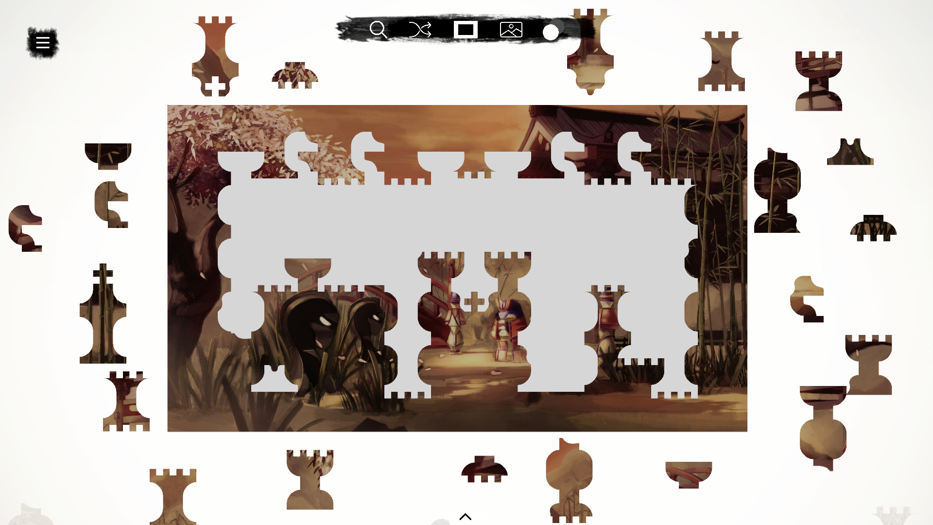 Shinobi's Way - a jigsaw chess tale screenshot 1