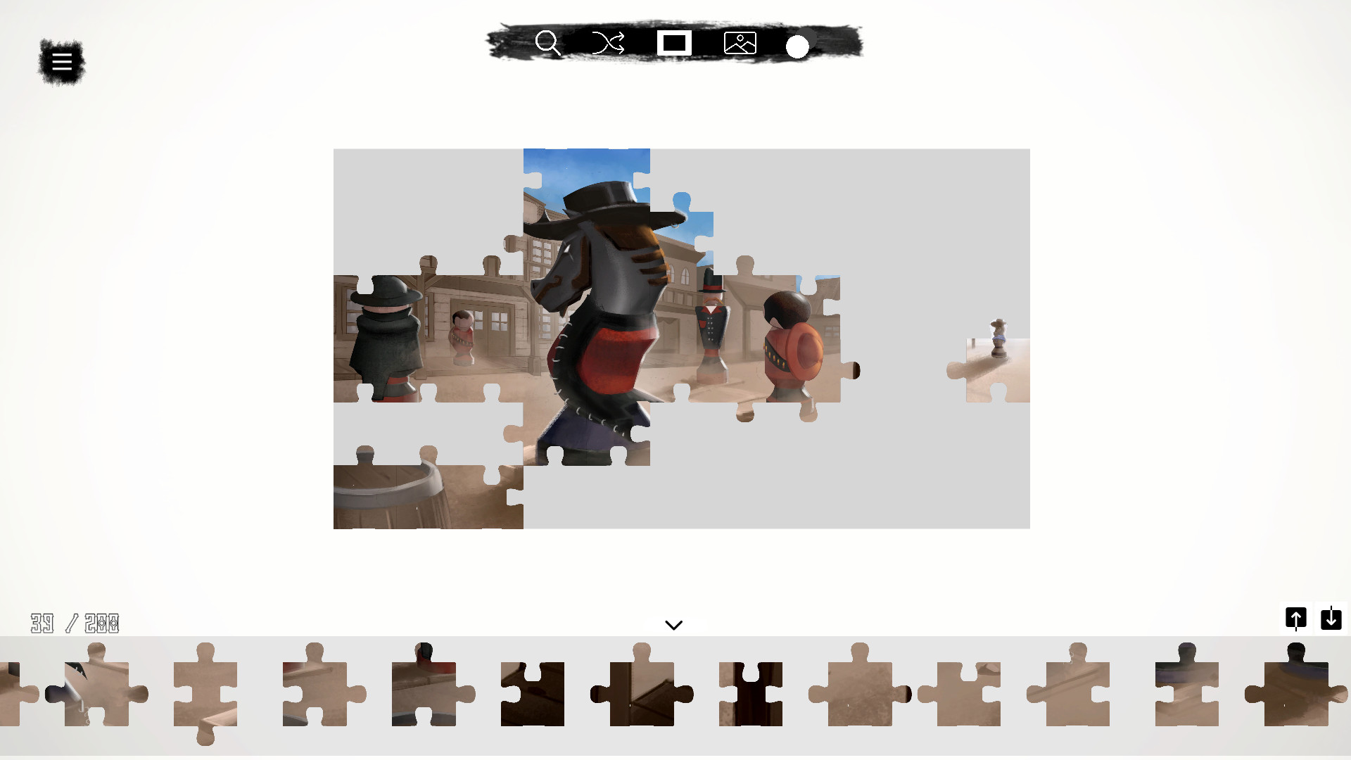 Jessie 'Boom' James - a jigsaw chess tale screenshot 3