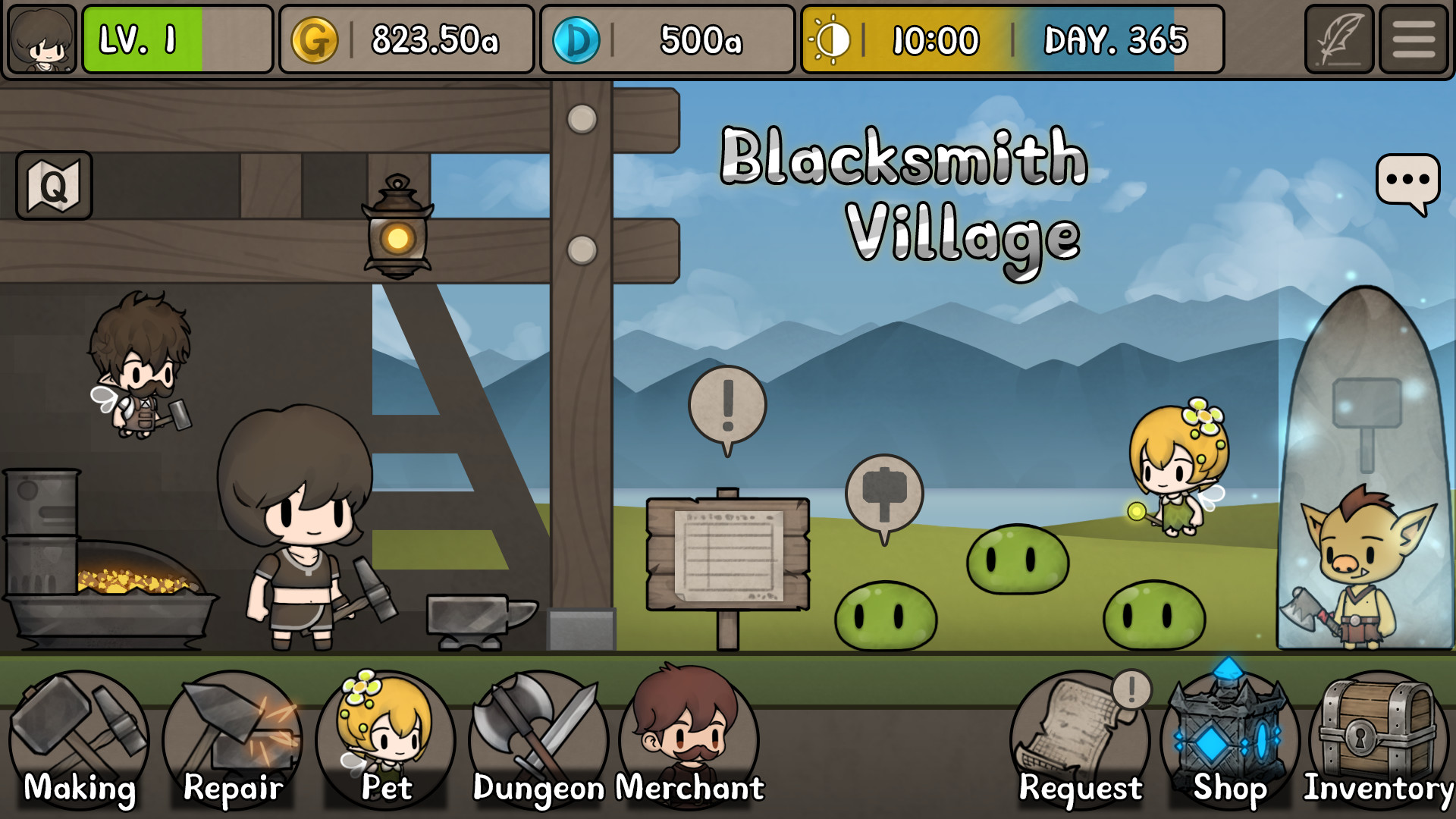 Blacksmith Village screenshot 1