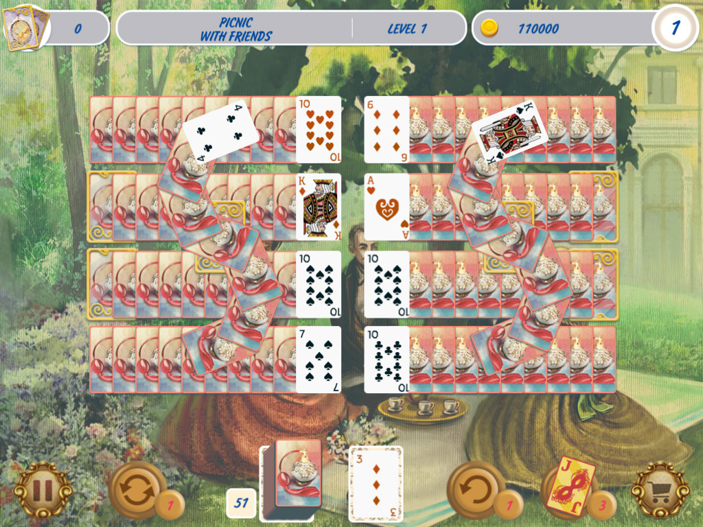 Solitaire Victorian Picnic 2 screenshot 6