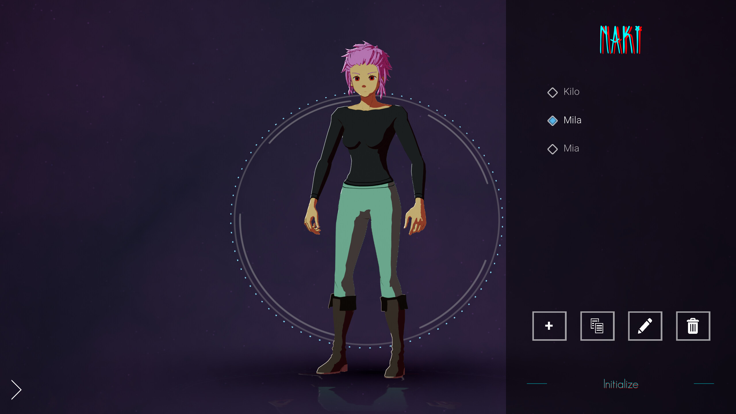Naki screenshot 1