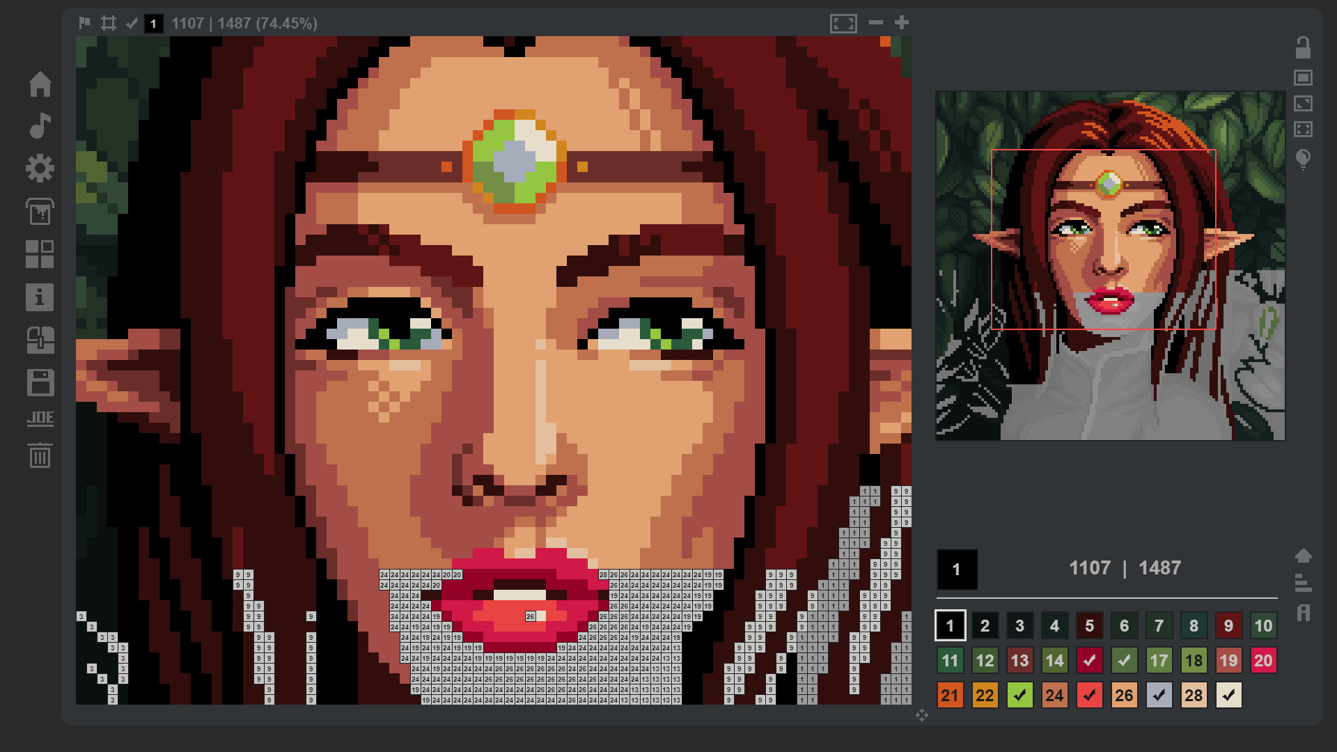 Coloring Game 4 – Fantasy screenshot 2