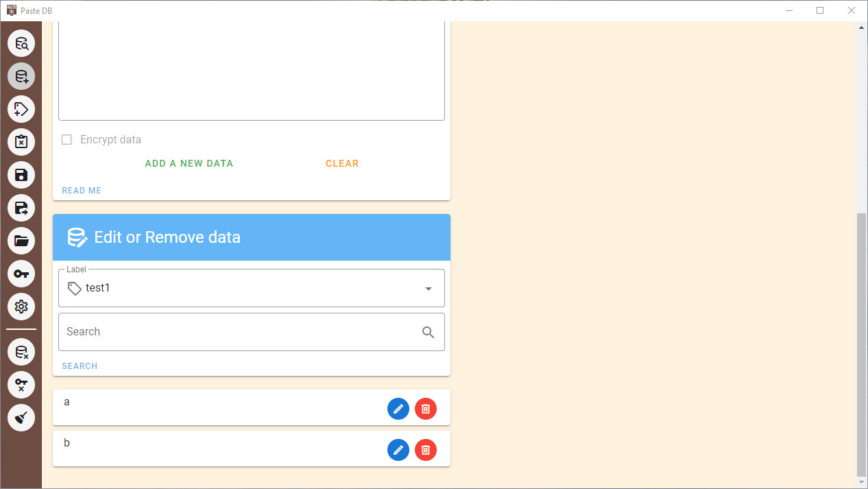Paste DB screenshot 4