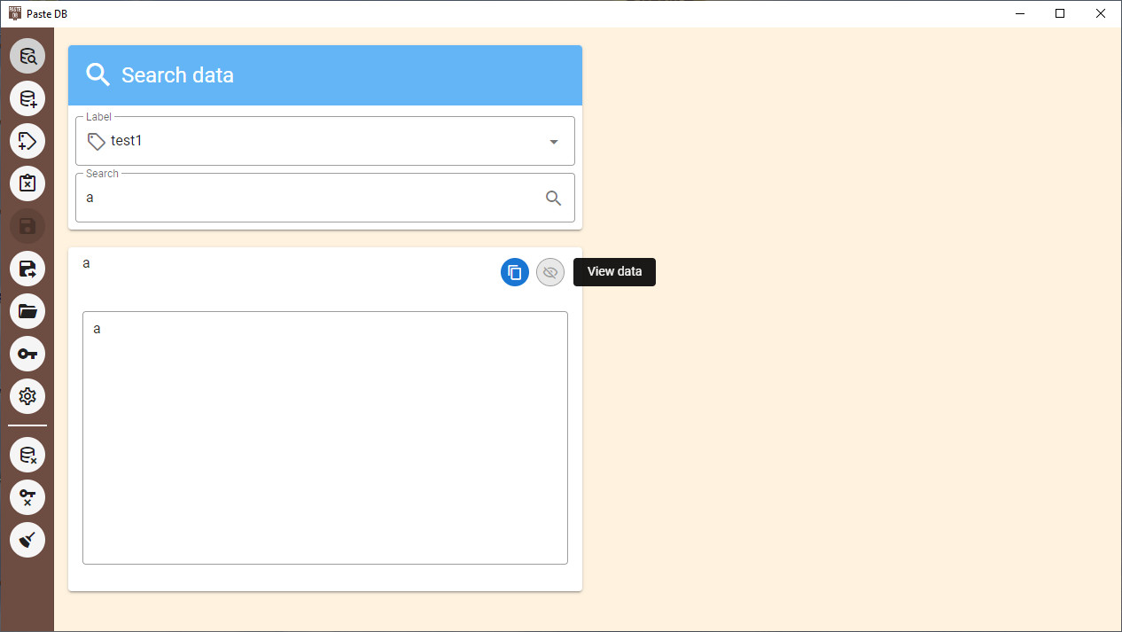 Paste DB screenshot 2