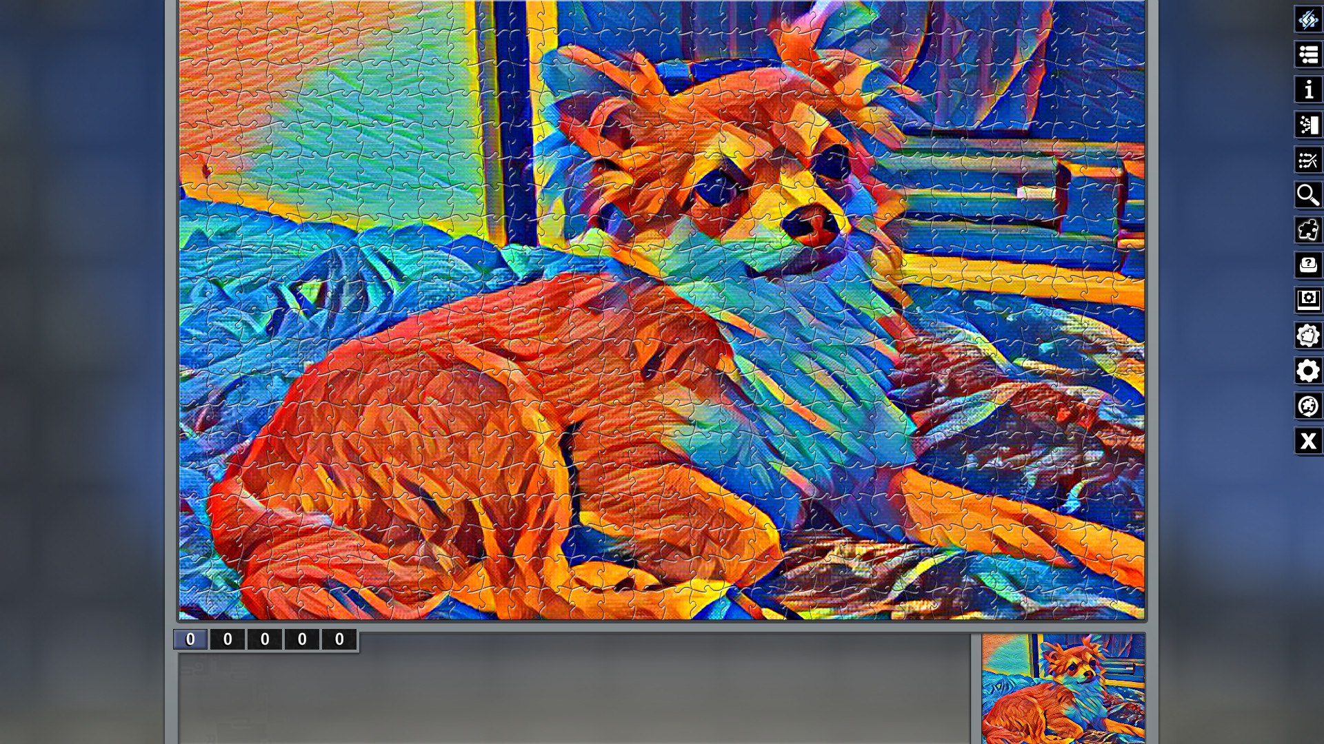 Pixel Puzzles Illustrations & Anime - Jigsaw Pack: Little Dogs screenshot 4