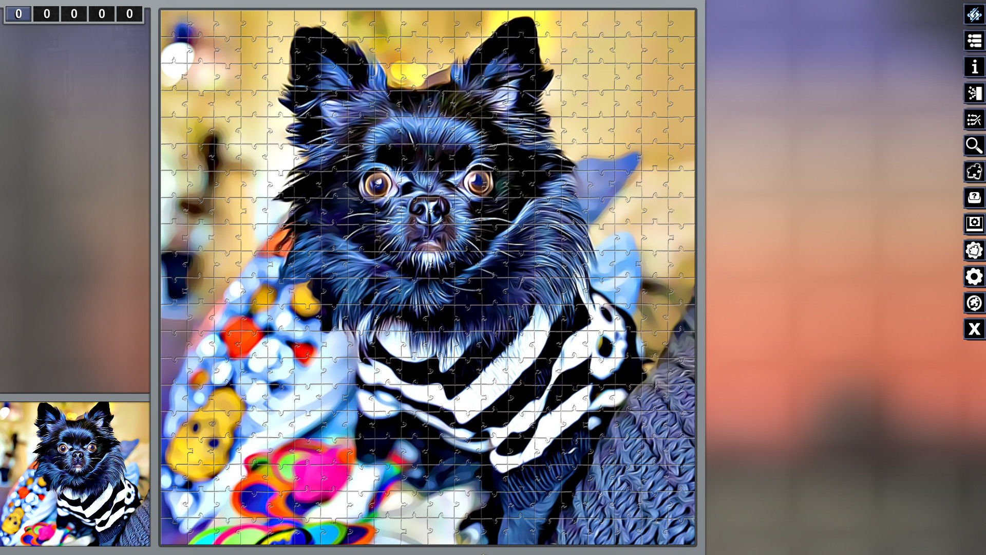 Pixel Puzzles Illustrations & Anime - Jigsaw Pack: Little Dogs screenshot 3