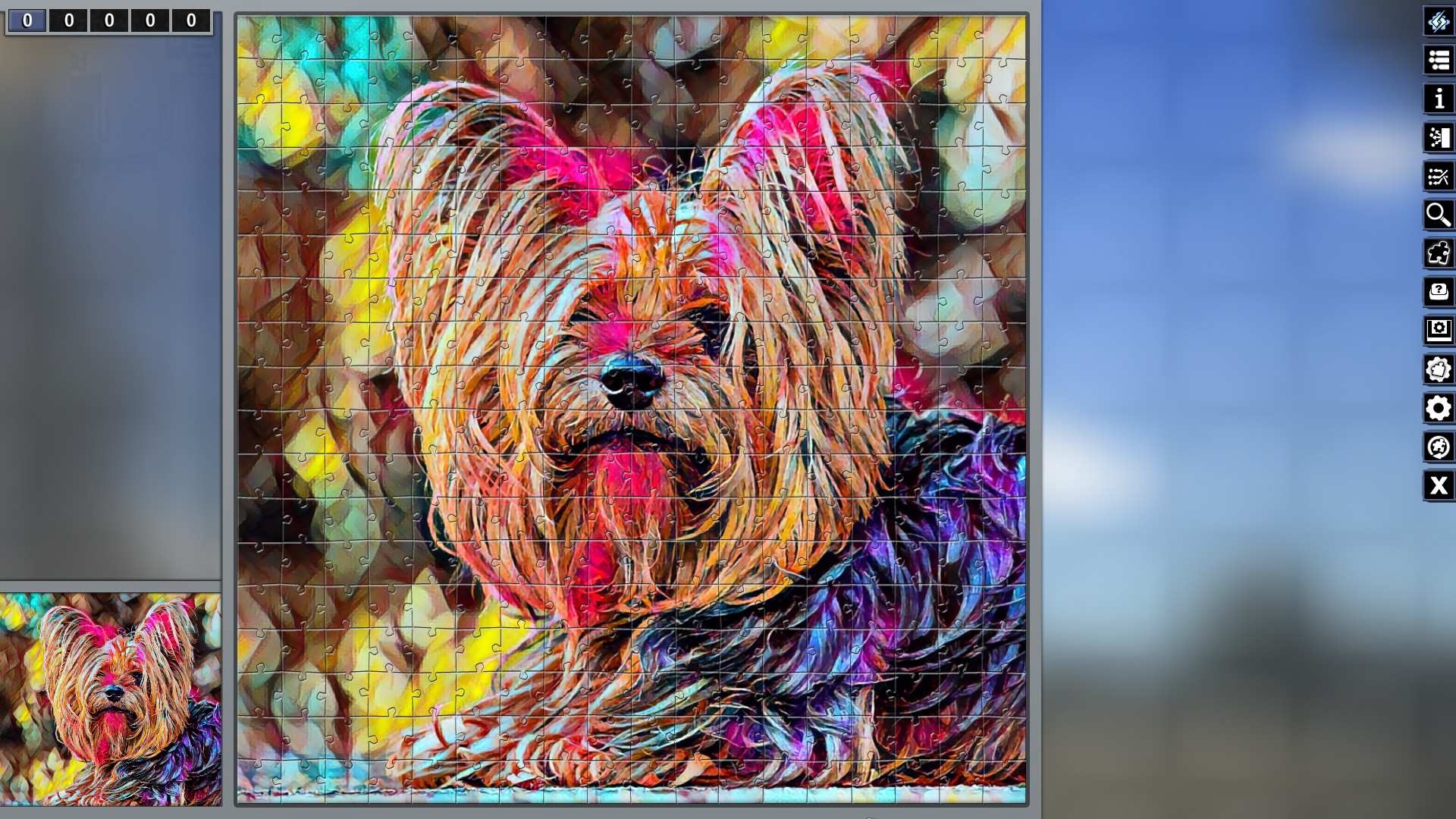 Pixel Puzzles Illustrations & Anime - Jigsaw Pack: Little Dogs screenshot 15